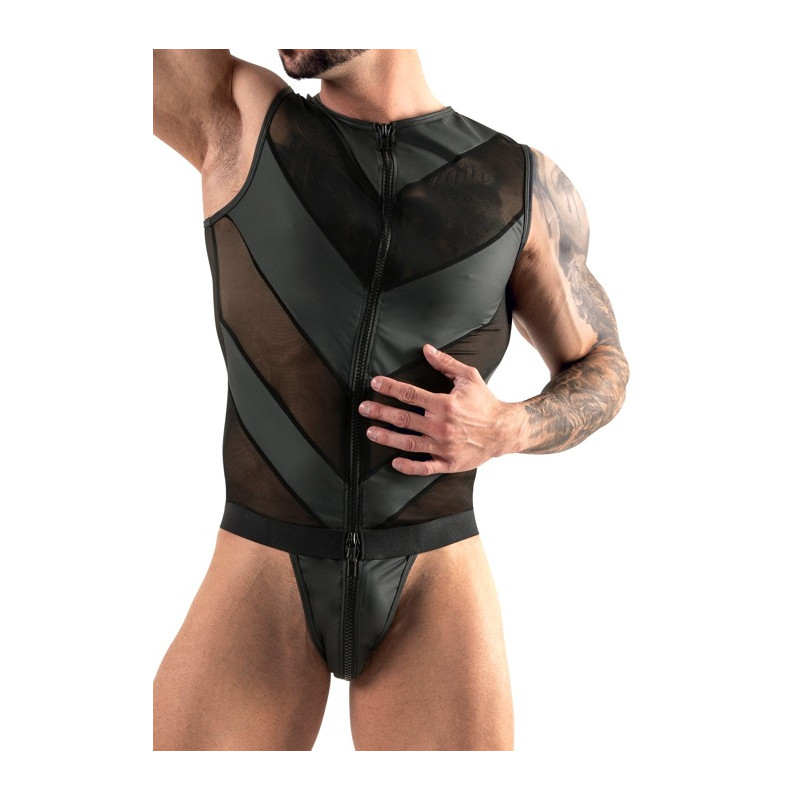 Svenjoyment Body Jock PLAYSUIT MEN Noir